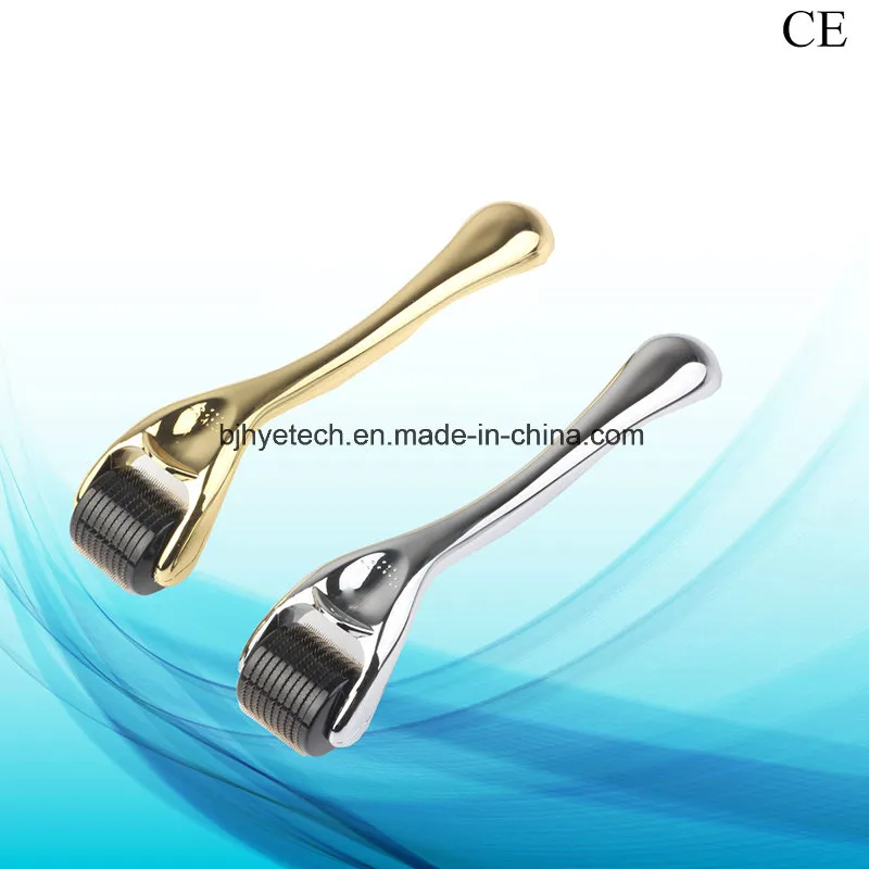 Cuidado de la piel Micro Needle Dermaroller Microneedle 540 Micro Mesoroller Derma del titanio fino